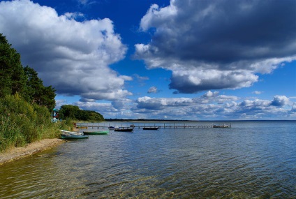 Lacul Napich, îngust