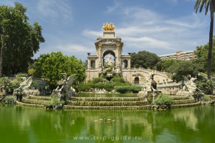 Parcul Citadel și fântâna Grand Cascade din Barcelona