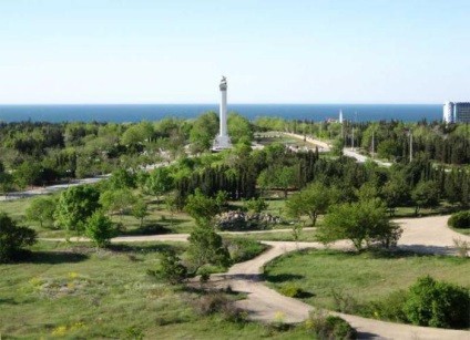 Victory Park (Szevasztopol), helyszín, áttekintésre, fotók