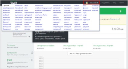 Payza - гаманець російською мовою, реєстрація, вхід, використання рахунку