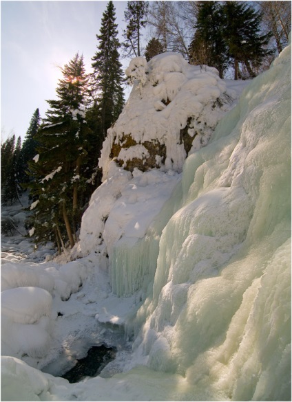 Cascada de peșteră din satul peșterii - am vrut să spun miracolul naturii, dar nu ..., rusia, fotografie, video