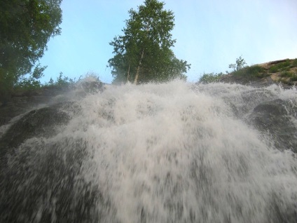 Cascada de peșteră din satul peșterii - am vrut să spun miracolul naturii, dar nu ..., rusia, fotografie, video