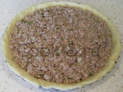 Cake with saury - rețetă pas cu pas cu fotografie, produse de cofetărie