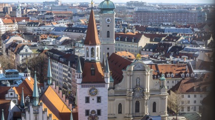 Zona Marienplatz (Marienplatz) din München, du-te la munich