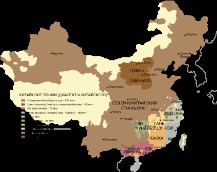 Чому єдиного китайської мови не існує про діалектах в китаї