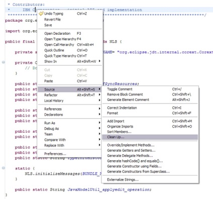 Підтримка «чистоти» коду за допомогою eclipse v3