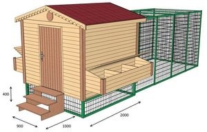 Construiți o coș de pui cu mâinile tale pentru puii de carne și straturile