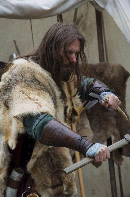 Viking bărbați și femei frizerii (fotografie)