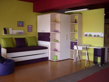 Exemple de design de cameră pentru o adolescentă