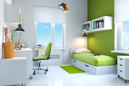Exemple de design de cameră pentru o adolescentă