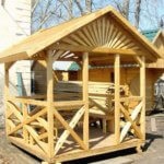 Impregnarea lemnului din umiditate și putrefacție în construcția unui foișor