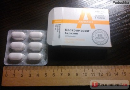 Agent antifungic acriclină clotrimazol-acri (tablete