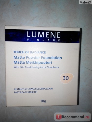 Пудра lumene матуюча touch of radiance spf 15 - «хороша пудра з незвичайною родзинкою (аналіз