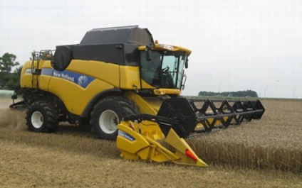 Controlul vamal al echipamentului pentru recoltare de cereale