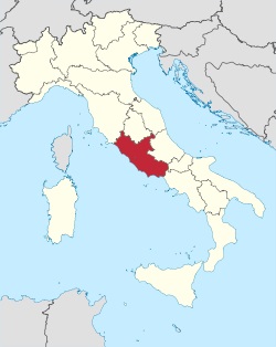 Regiunea Lazio, Italia - împrejurimile Romei
