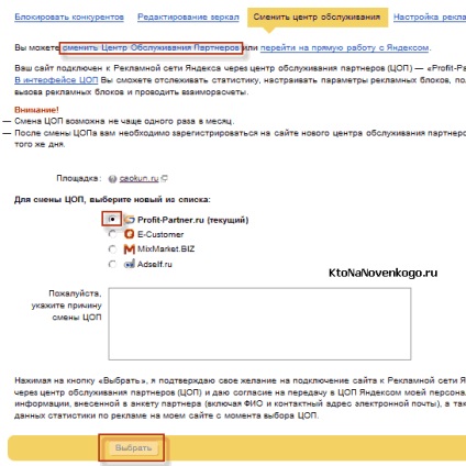 Мережа Яндекса (РМЯ) і profit-partner