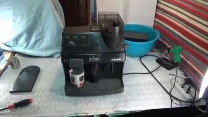 Repararea mașinilor de cafea saeco defecțiune saeco, video tine