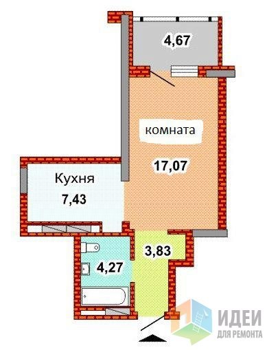 Ремонт квартири своїми руками, проект кухні, меблі для кухні, розкладка плитки у ванній кімнаті,