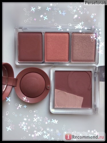 Рум'яна компактні catrice light and shadow contouring blush - «теж любите червоні помади тоді без