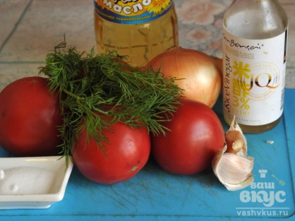 Salata de roșii cu semințe (rețetă foto pas cu pas)