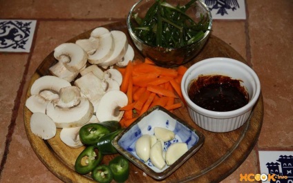 Sampepsal - rețetă foto de preparare a porcului suculent în coreeană