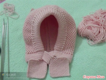 Chapka-chanterelle - tricotat pentru copii - țara mamei
