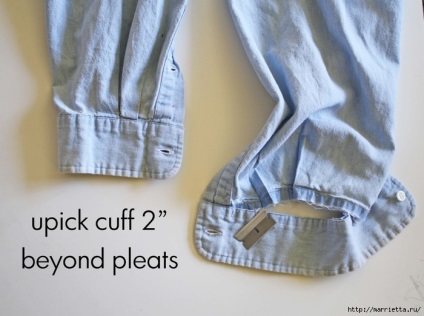 Шиємо дитячі штанці з рукавів татової джинсового сорочки