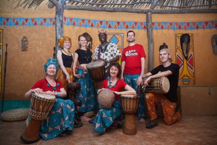 Школа африканських барабанів afrodrum