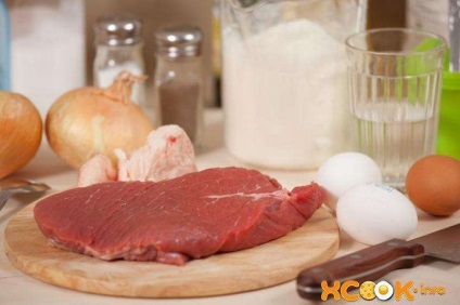 Сочни кнедли на говеждо месо - стъпка по стъпка рецепта със снимки, как да се готвя
