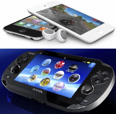 Sony playstation vita sau ipod touch 5 ca o consolă de jocuri portabilă