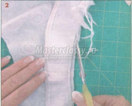 Зрізання і надсічка припуску обтачкі на шви при шиття