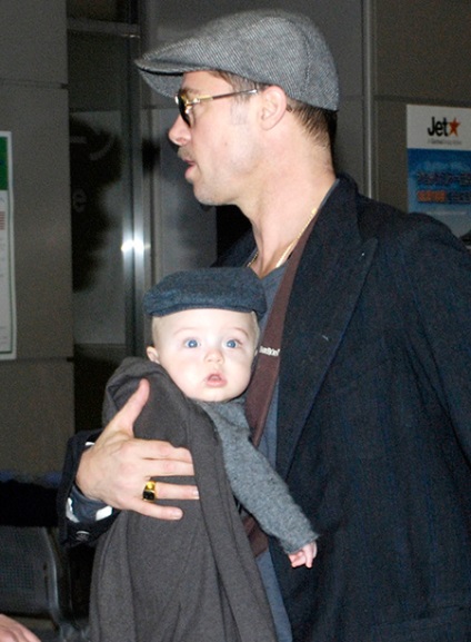Stilul copiilor de stele este fiul lui Angelina Jolie și Brad Pitta - Knox, salut! Rusia