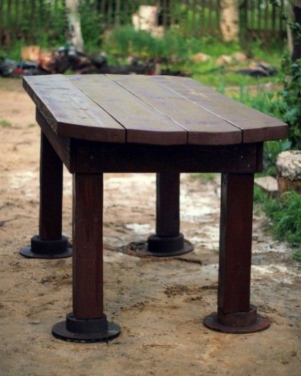Tabel pentru baniyonstruktsiya pentru a instala cu propriile mâini, caracteristici de produse din lemn, foto - ușor de afaceri