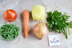 Пълзящ боб яхния със зеленчуци рецепта със снимка, се подготвят правилно - papigutto