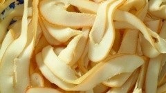 A szárított tintahal kezük (gyűrűk) A szárított tintahal a kezüket