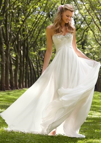 Весільні сукні в стилі - ампір - для самих жіночних наречених