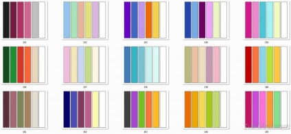 Таблиця поєднання кольорів