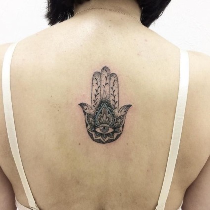 Tattoo hamsa valoare de tatuaj, fotografie, schițe