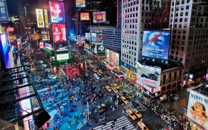 Times Square în New York fotografie, în cazul în care sunt situate, hartă, locuri de interes