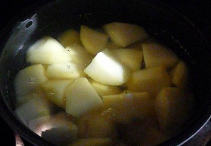 Borjú, sült burgonyával - lépésről lépésre recept fotók
