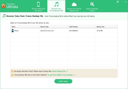 Tenorshare Ipod възстановяване употреба на данни - как да се възстанови и архивиране