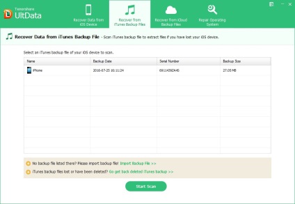 Tenorshare ipod utasítás adatmentés - hogy mentés és visszaállítás