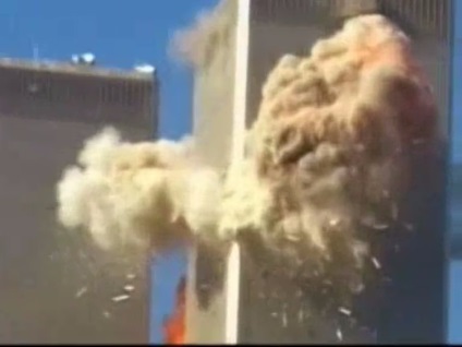 Terrortámadás szeptember 11, 2001 ikertornyok bontott termonukleáris robbanás