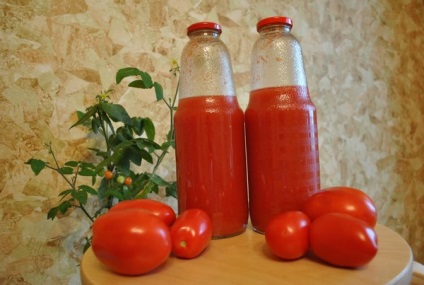 Томатний сік на зиму в домашніх умовах рецепт, як зварити, приготувати з помідорів, через