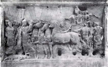 Arcuri triumfale în Titus, Constantin, Septimius de Nord