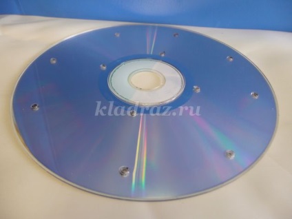 Dekoráció régi cd meghajtó a kezét