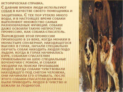 Урок по темі собаки-рятувальники - презентація до уроку навколишній світ