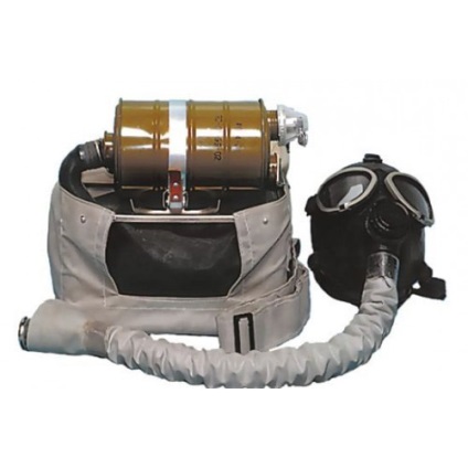 Dispozitivul unei măști de gaze constă în filtrarea, izolarea, mascarea gazelor de furtun