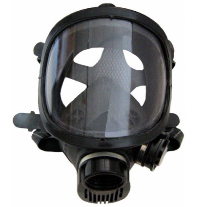 Dispozitivul unei măști de gaz constă în filtrarea, izolarea, mascarea gazelor de furtun