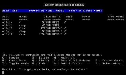 Utilitare Fdisk și disklabel